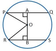 वृत्त की जीवा द्वारा अंतरित कोण (ANGLE MADE BY A CHORD OF CIRCLE) - उदाहरण (Example)