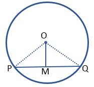 PERPENDICULAR TO A CHORD FROM THE CENTRE THEOREM