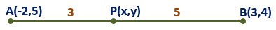 SECTION FORMULA EXAMPLE