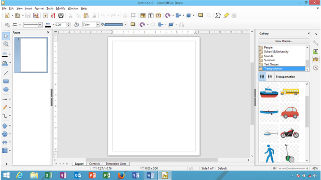 clipart draw libreoffice portable